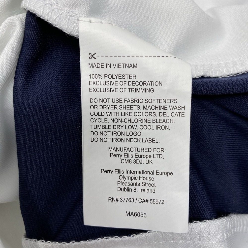 Callaway Golf Dress Womens Large White Navy Striped Sleeveless Opti-Dri UPF 50 - Picture 4 of 7